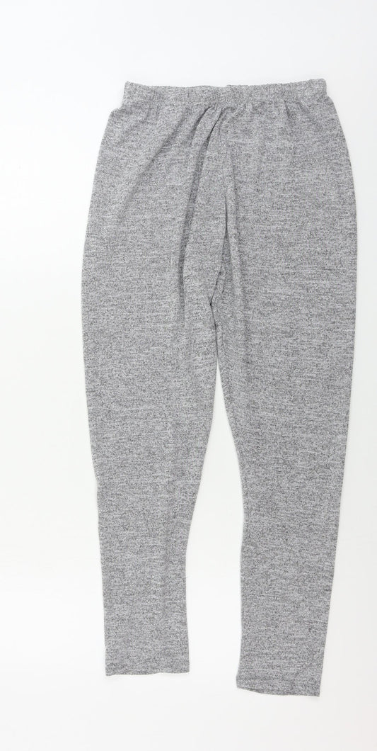 Womens UK Size 12 Boohoo Regular Fit Grey Trousers