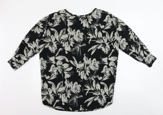 Womens UK Size 10 Roman Black Pullover Jumper
