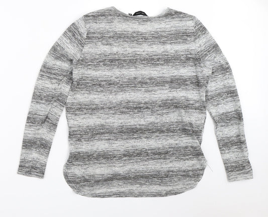 Womens UK Size 10 New Look Grey Pullover Jumper