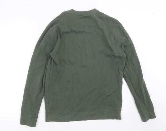 Topman Mens Green Pullover Sweatshirt Size XS