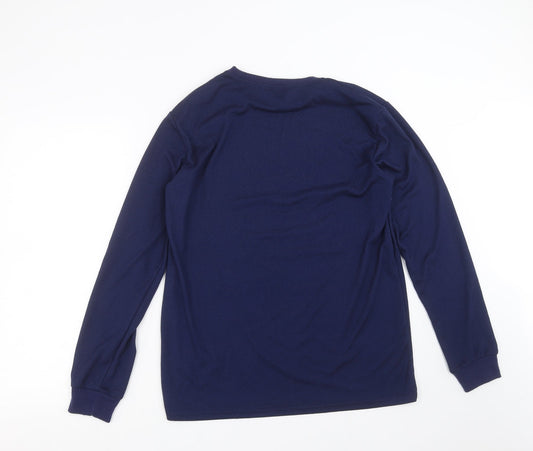 VERY MAN Mens Blue Knit Pullover Jumper Size M - santa let me explain