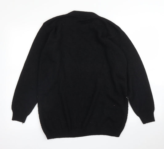 Womens UK Size M Alfred Dunner Black Pullover Jumper