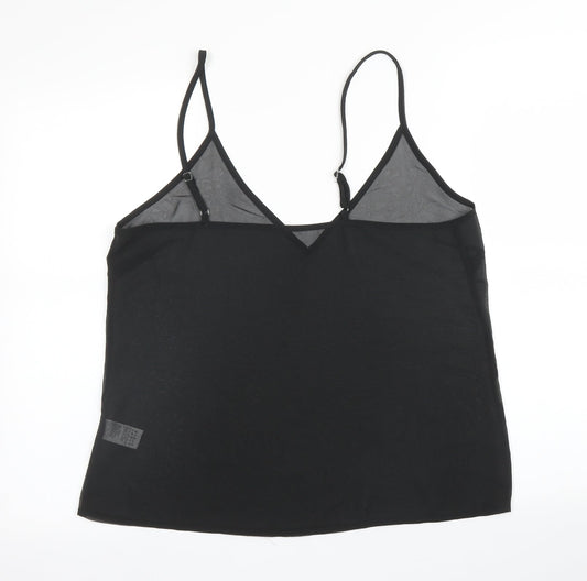 River Island Womens Black Camisole Blouse Size 12