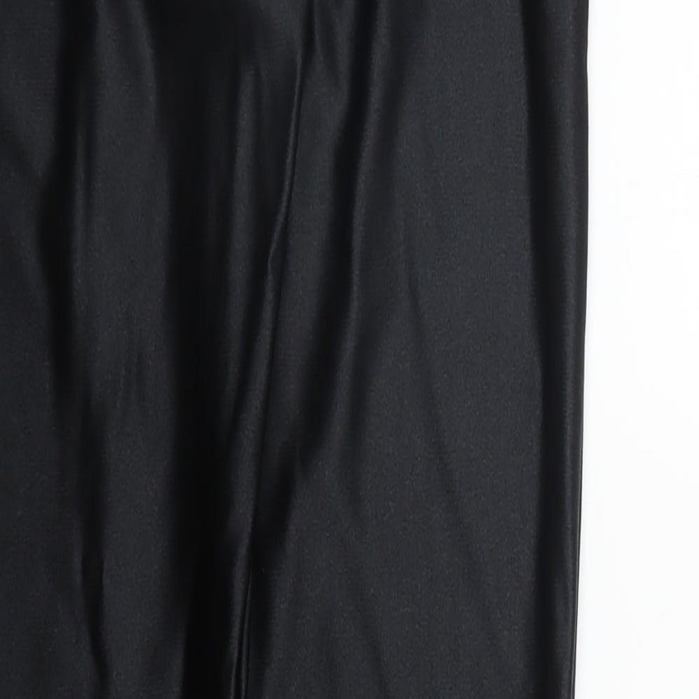 Womens UK Size S H&M Regular Fit Carrot Black Trousers