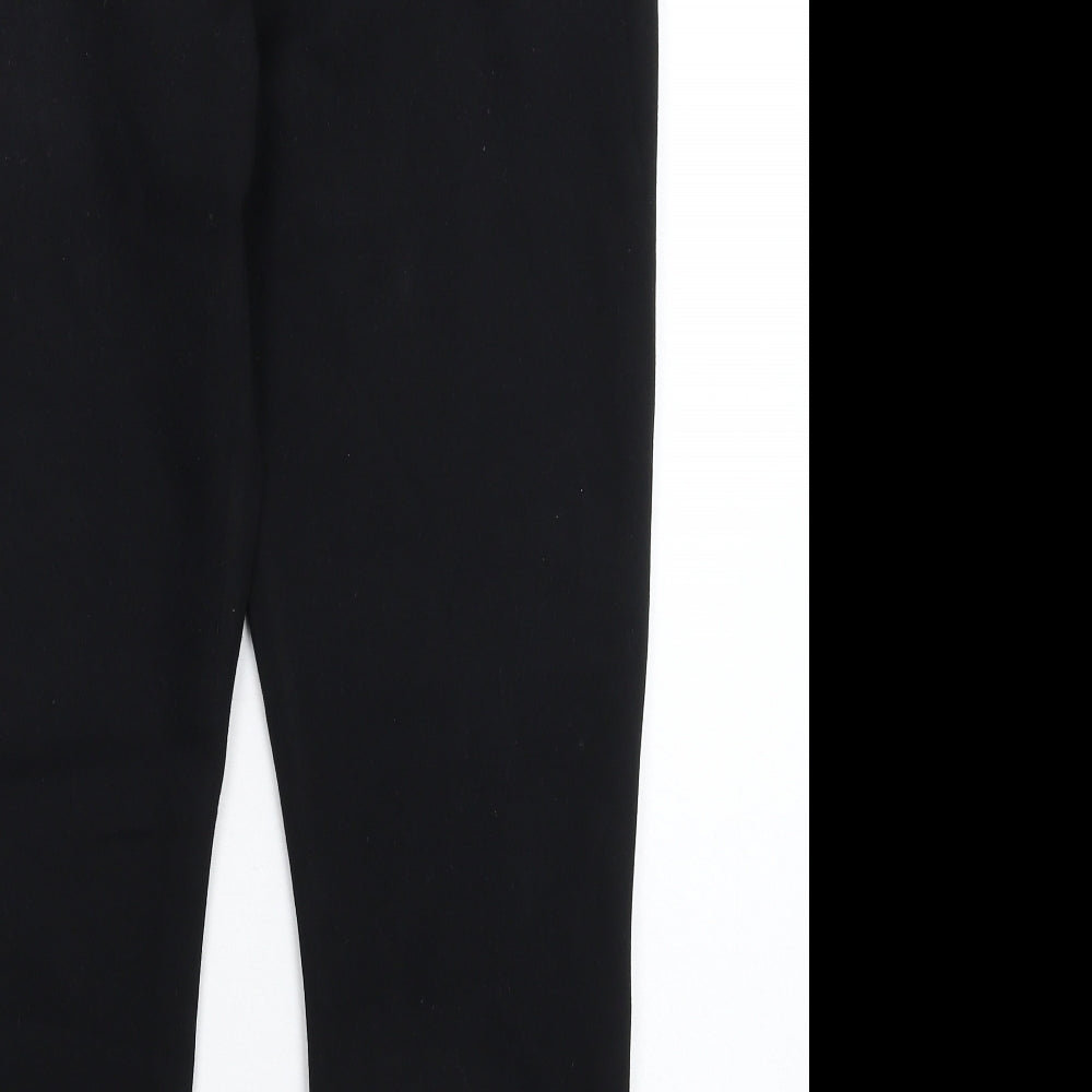 Soon Womens Black Trousers Size 8 L25 in