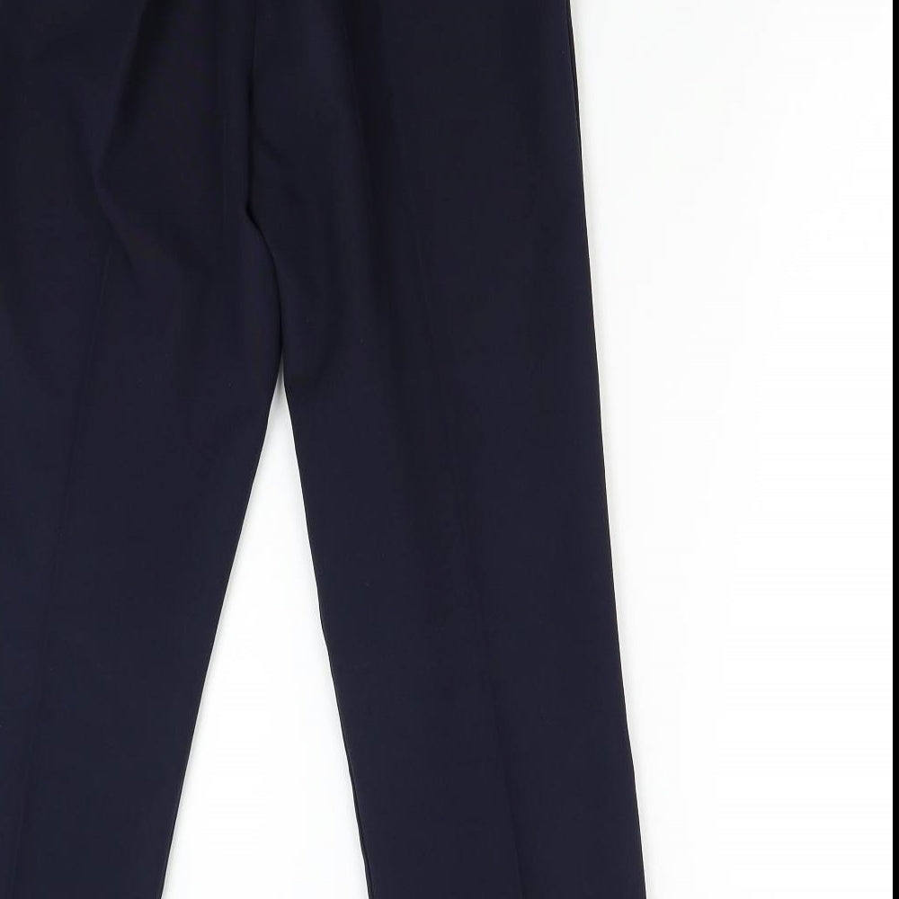 C&A Womens Blue Trousers Size 14 L28 in