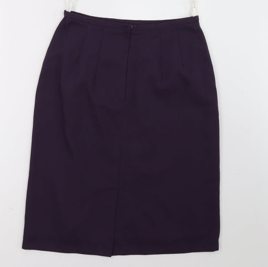 Klass Womens Purple   A-Line Skirt Size 14