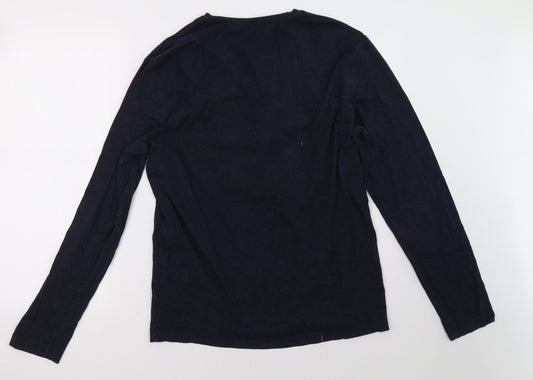 H&M Womens Blue Pullover Sweatshirt Size L