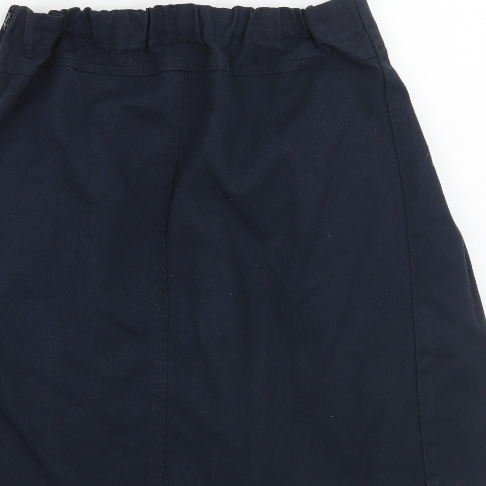 Marks and Spencer Girls Blue A-Line Skirt Size 9-10 Years