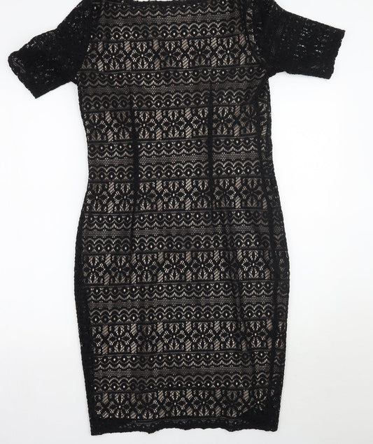 Marks and Spencer Womens Black A-Line Size 12