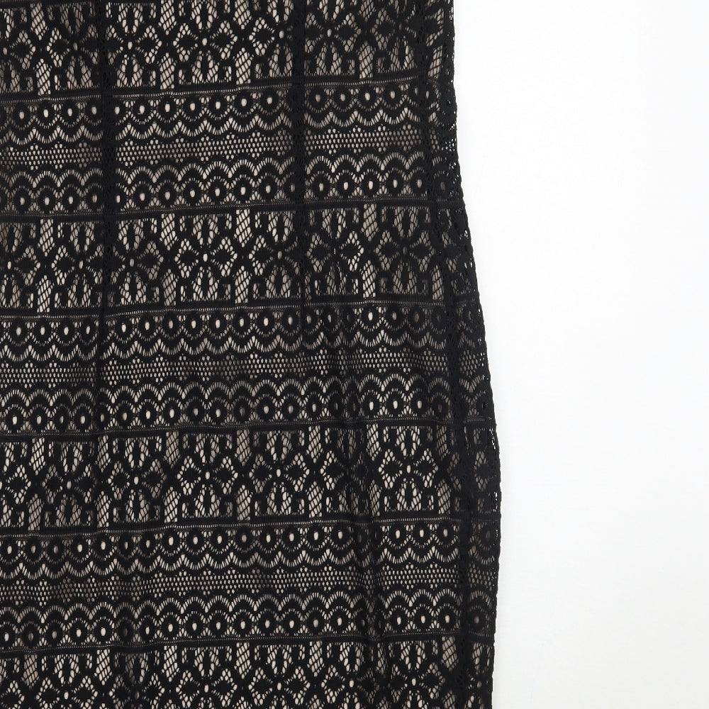 Marks and Spencer Womens Black A-Line Size 12