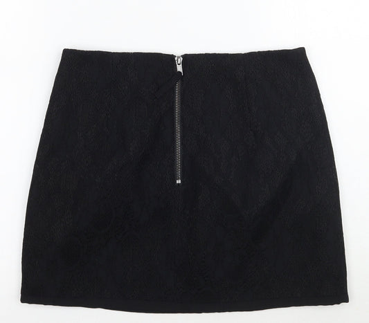 Womens UK Size 10 Topshop A-Line Rayon Skirt