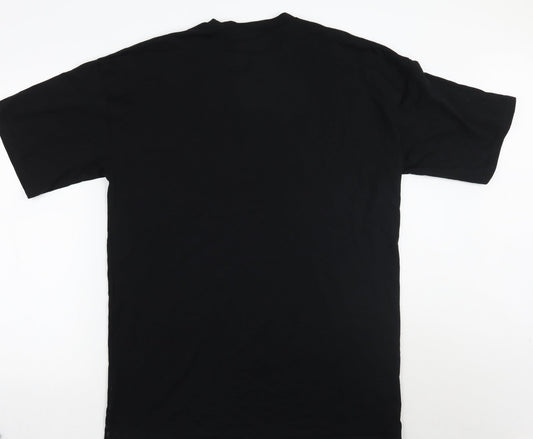 Womens UK Size 12 PRETTYLITTLETHING Black Basic T-Shirt