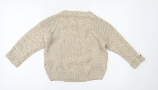 TU Womens Beige Pullover Jumper Size 10