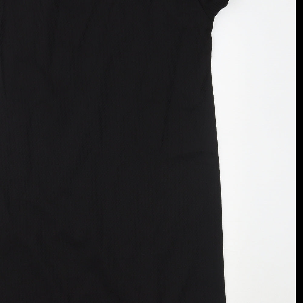 Brand and care label for Marilyn&John women’s black a-line, size S