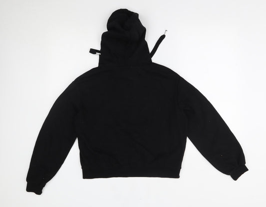 H&M Womens Black Pullover Hoodie Size S
