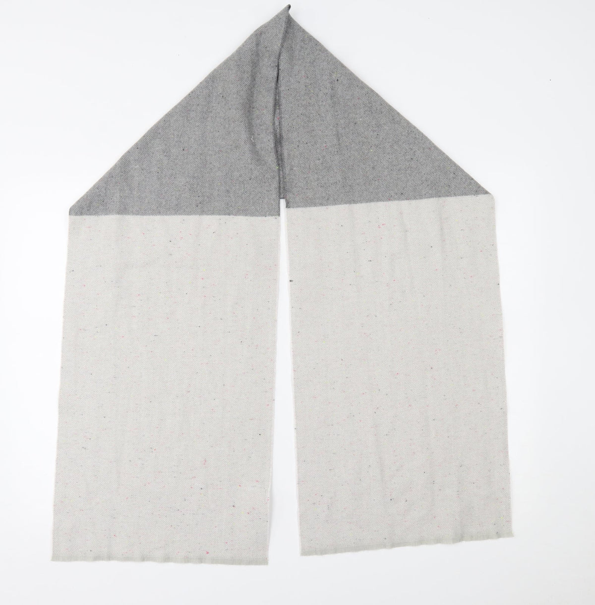 Front view of Marks & Spencer women’s grey scarf