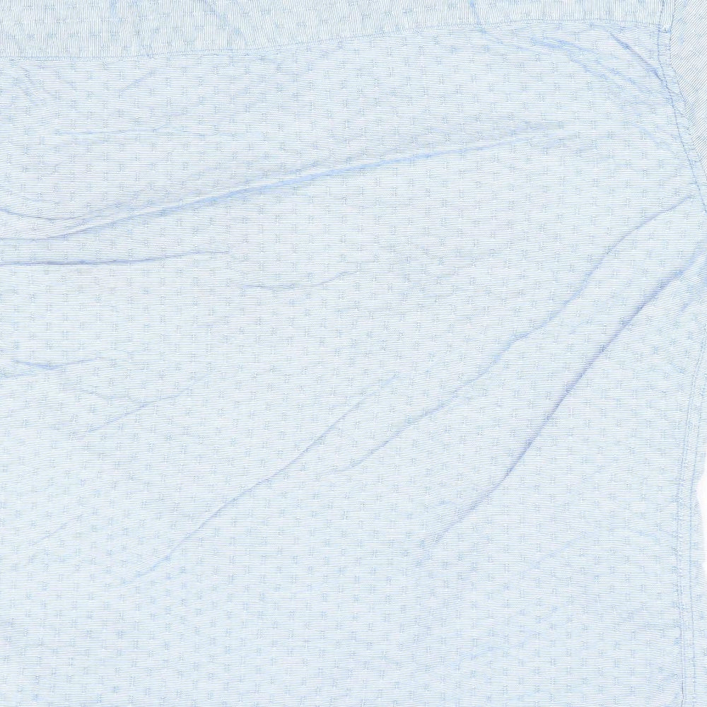 ACW 85 Mens Blue Striped   Button-Up Size M