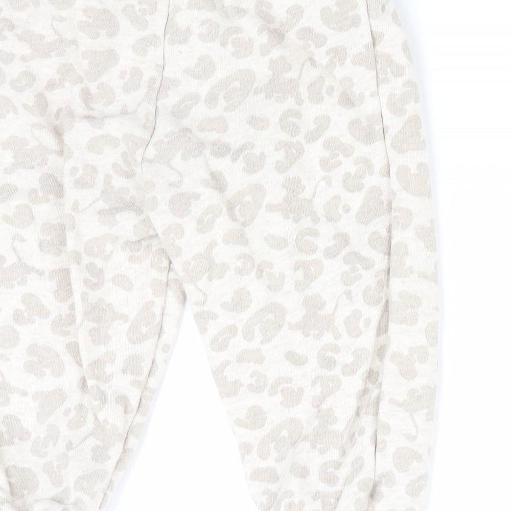 Lion King at George Baby Ivory Animal Print Jogger Trousers Size 12-18 Months