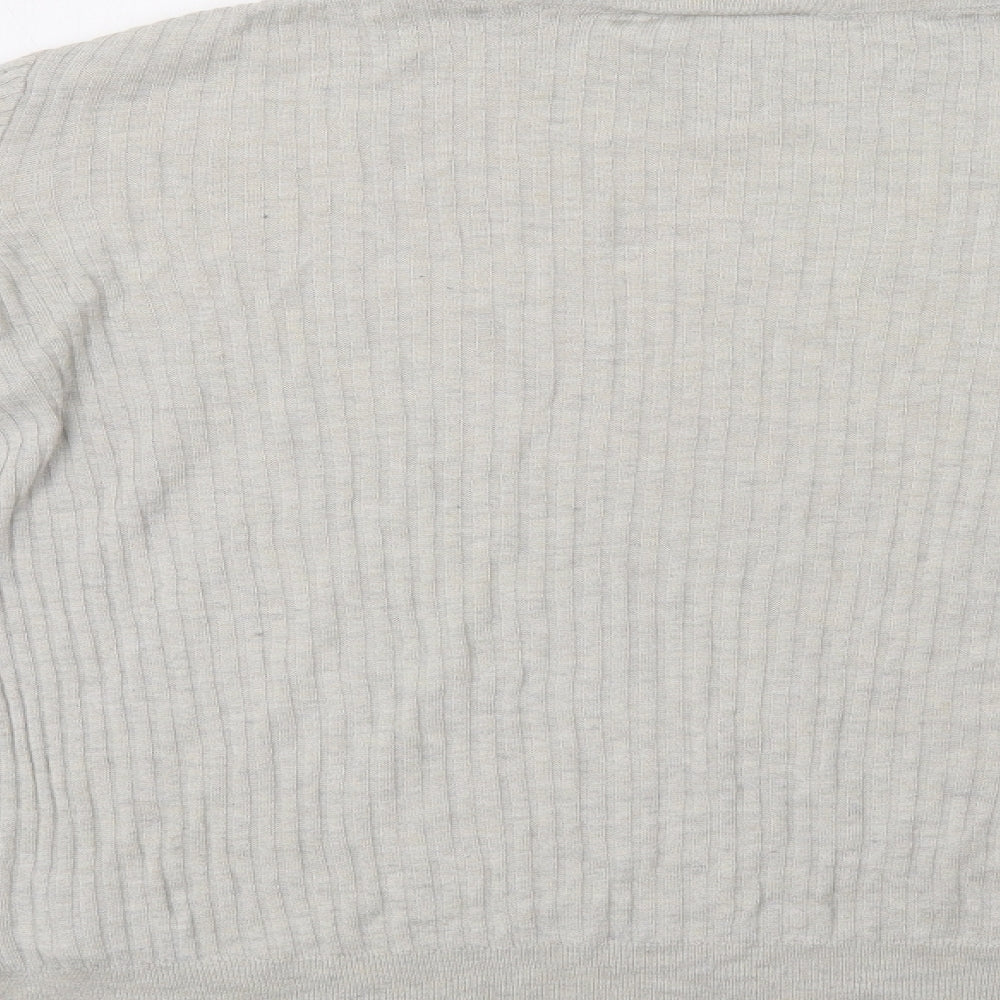 Womens UK Size L Monki Grey Pullover Jumper