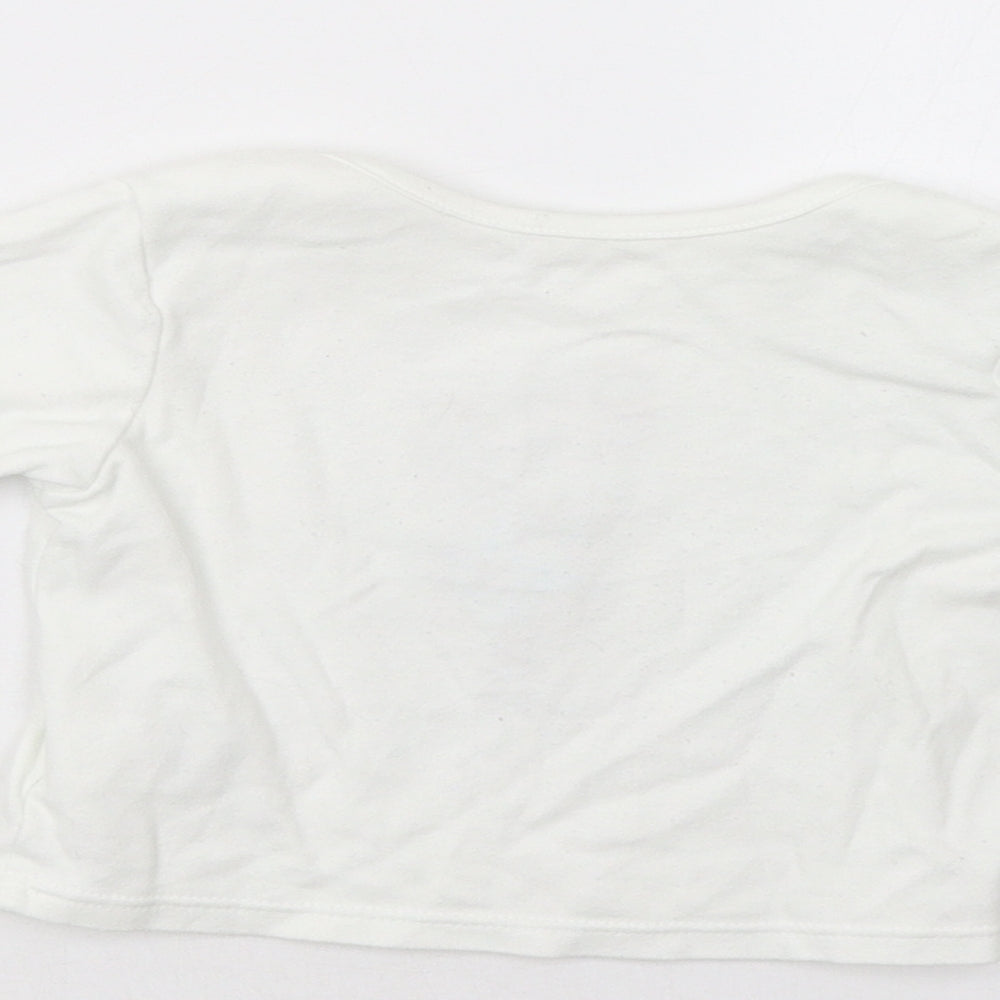Brand and care label for Marks & Spencer Baby White Basic Polo, size 3-6, Months - Racoon