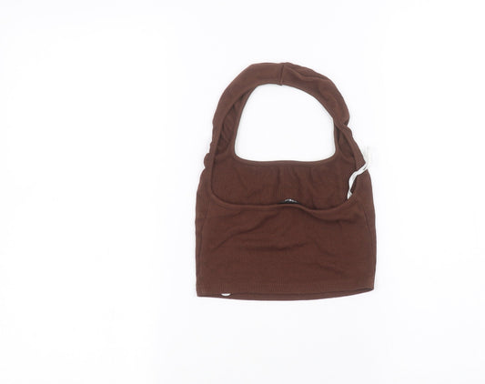 SheIn Womens Brown Basic T-Shirt Size XS