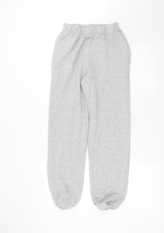 Additional front view of SHEIN women’s grey sweatpants, size XS, 24-inch leg