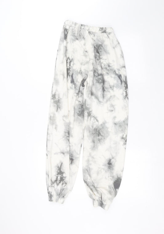 SheIn Womens White Sweatpants Trousers Size XS L24 in