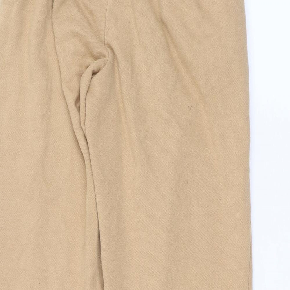 PRETTYLITTLETHING Womens Brown Sweatpants Trousers Size XS L24 in