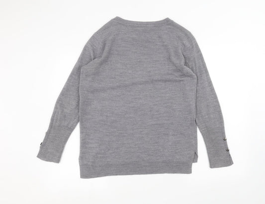 Primark Womens Grey Pullover Jumper Size S