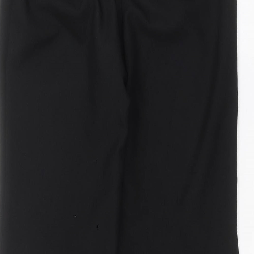 Womens UK Size 14 Etam Regular Fit Black Trousers