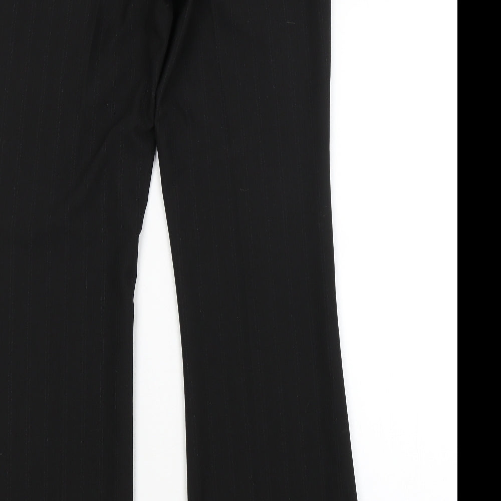 Womens UK Size 12 BAY Regular Fit Black Trousers