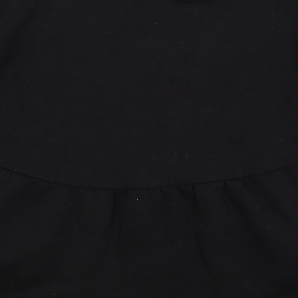 In the Style Womens Black Pullover Sweatshirt Size 10
