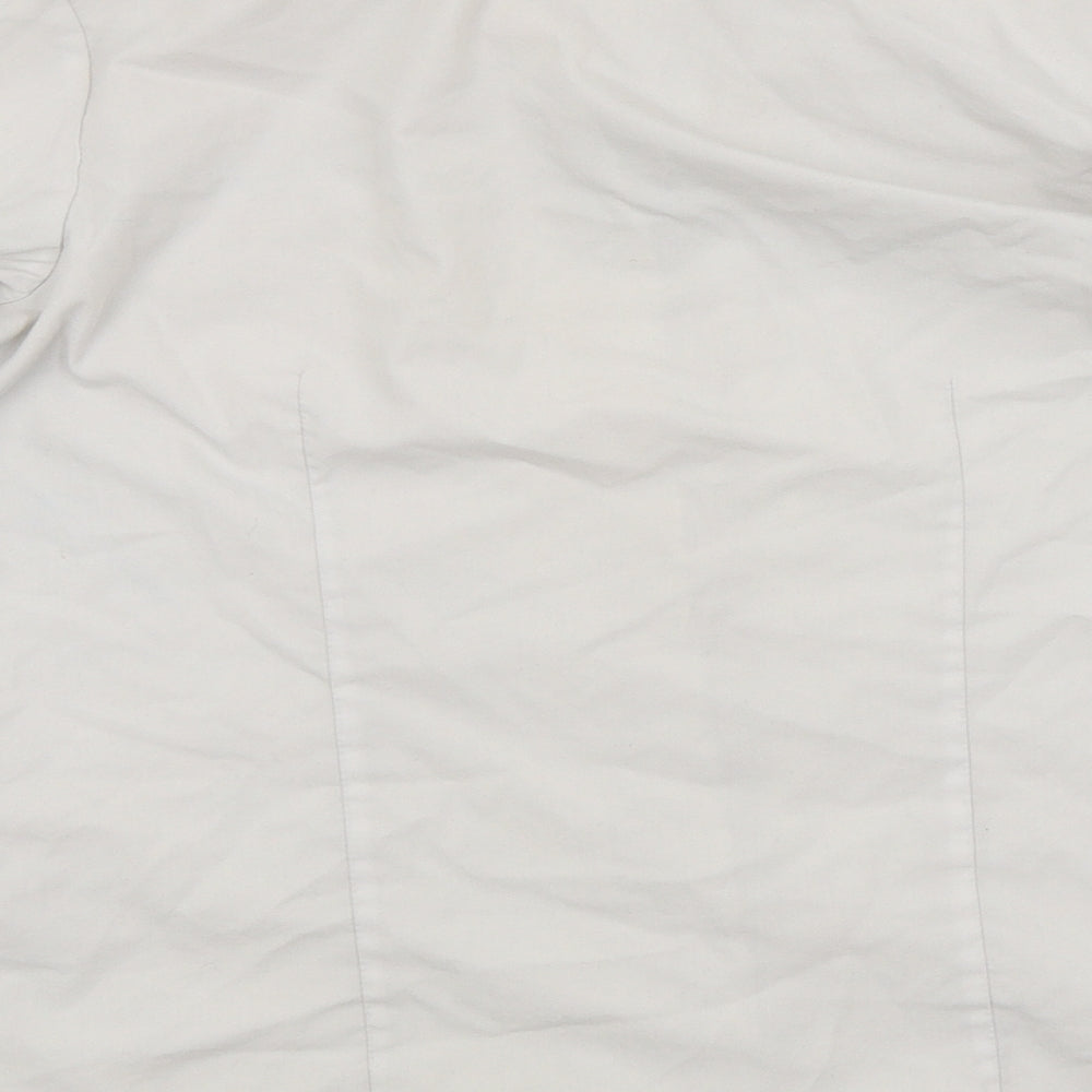 George Girls White Basic Button-Up Size 11-12 Years