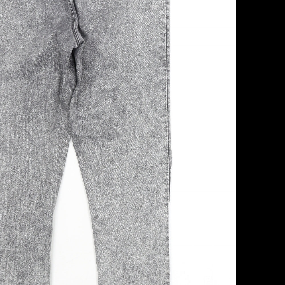 Womens UK Size Preworn Regular Fit Jegging Grey Jeans