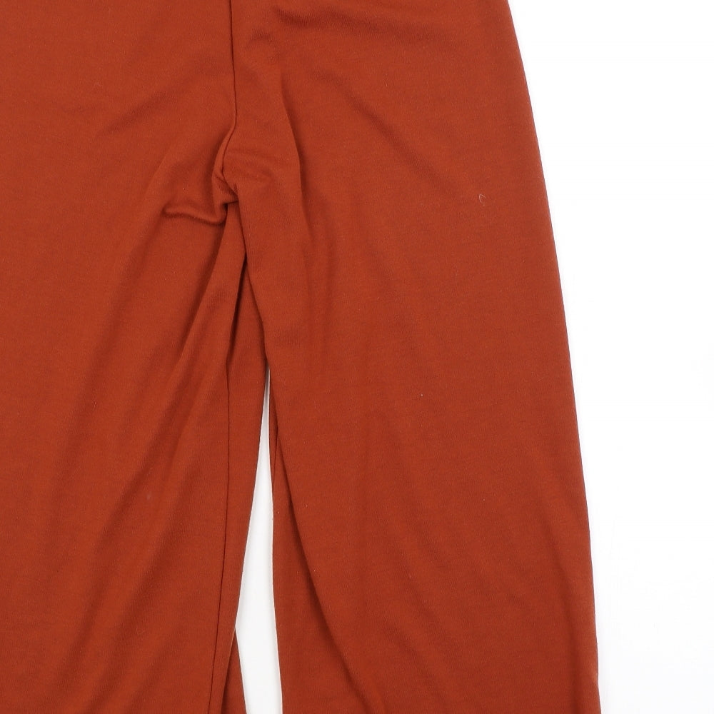 Primark Womens Brown Trousers Size 12 L22 in