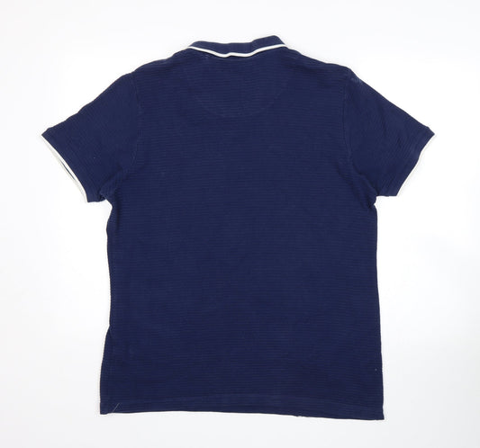 ACW 85 Mens Blue Polo Size XL