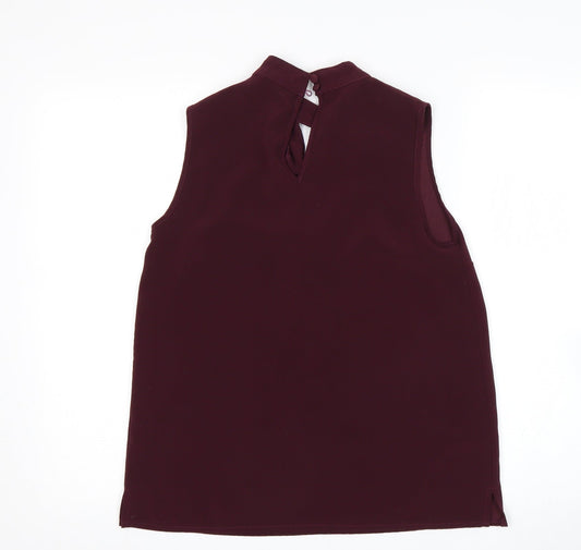 F&F Womens Purple Basic Blouse Size 10