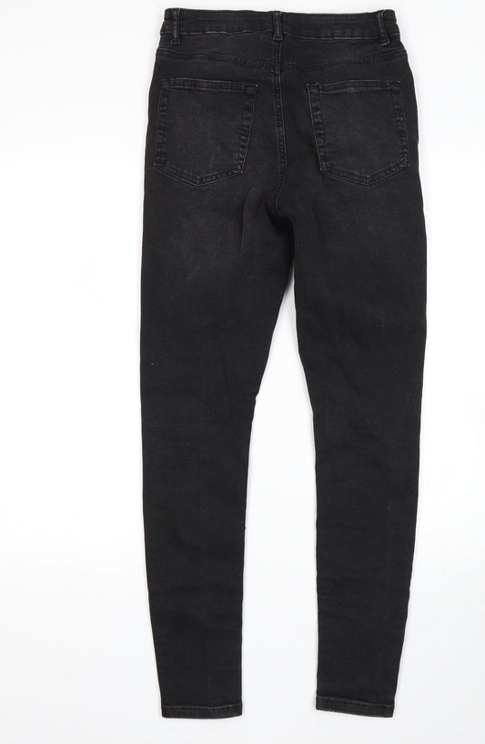 Denim co Womens Black Skinny Jeans Size 12 L29 in