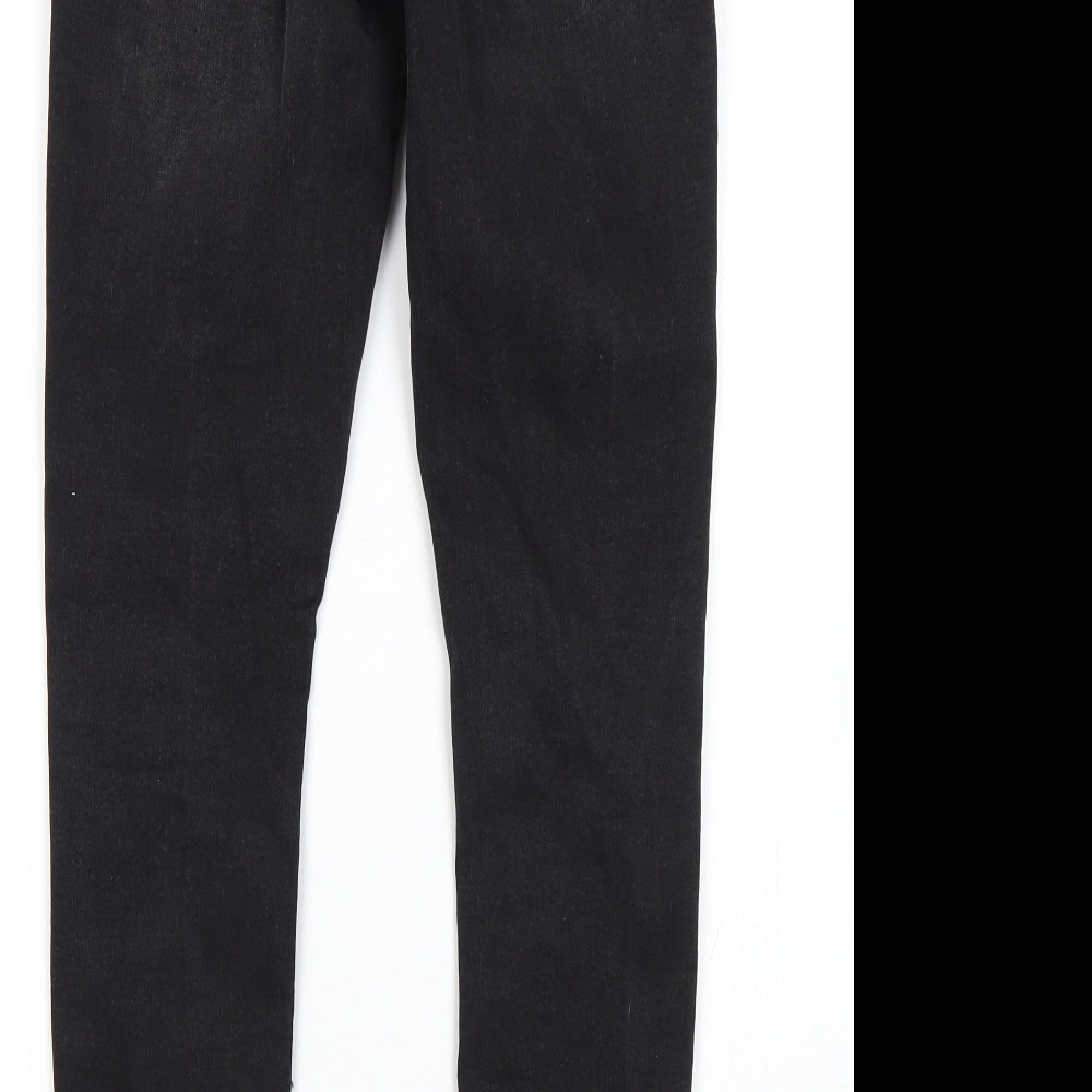 Denim co Womens Black Skinny Jeans Size 12 L29 in