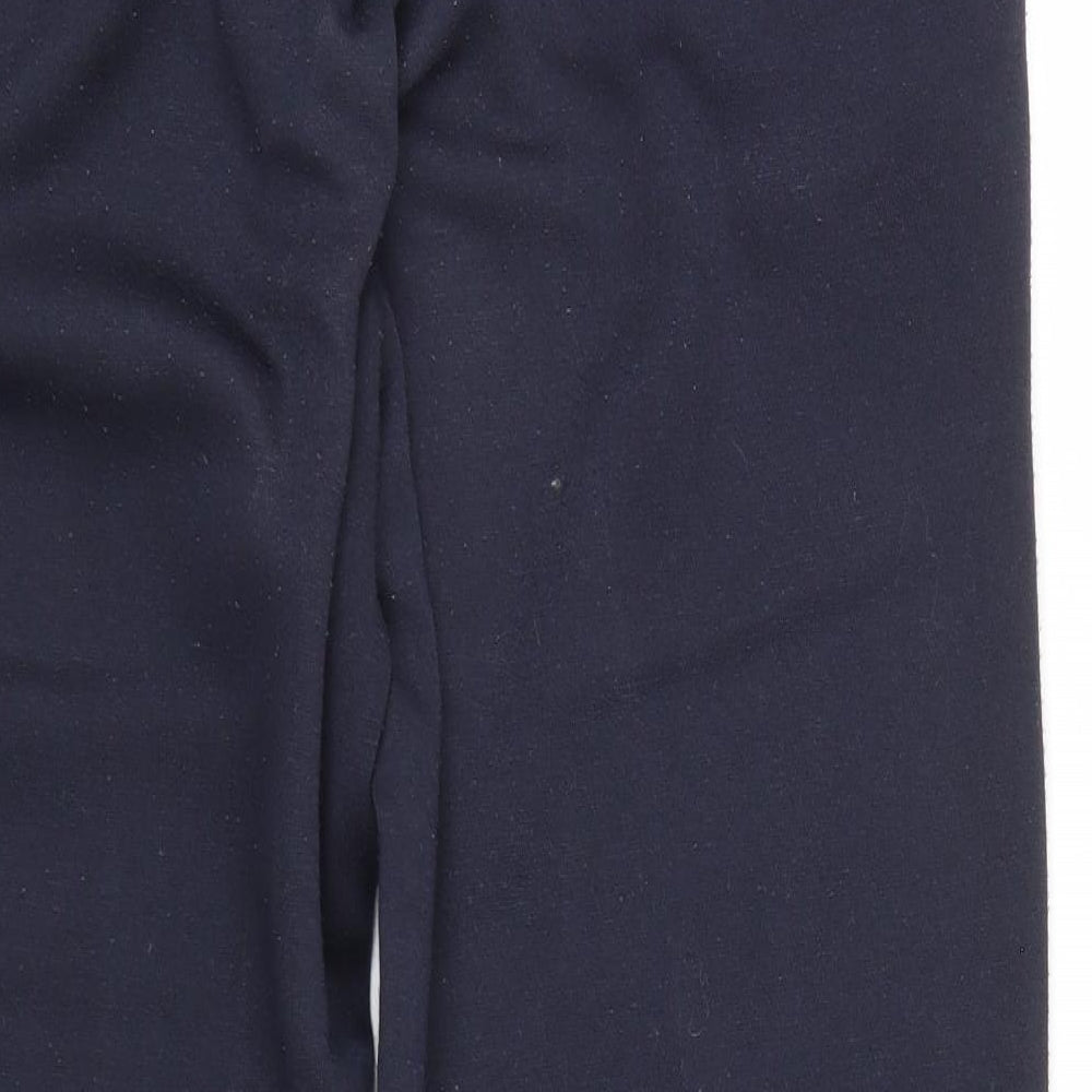 Brand and care label for Damart men’s blue snow pants trousers, size L, 26-inch leg