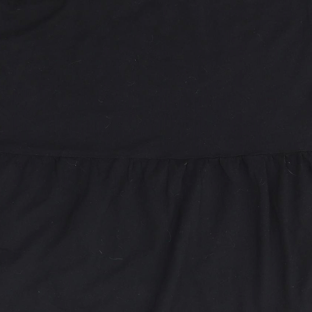 Womens UK Size 14 Very Black Basic Blouse