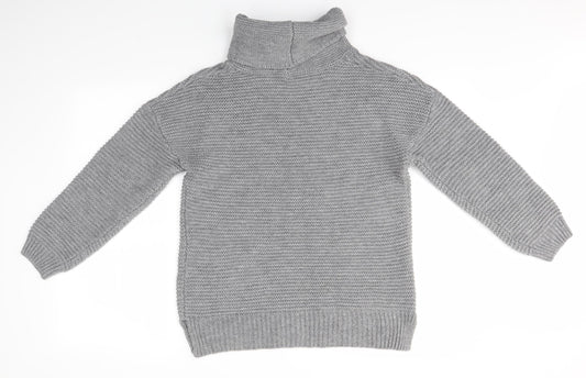 Womens UK Size S Preworn Grey Pullover Jumper