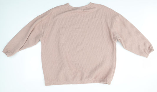 Primark Womens Pink Pullover Jumper Size L