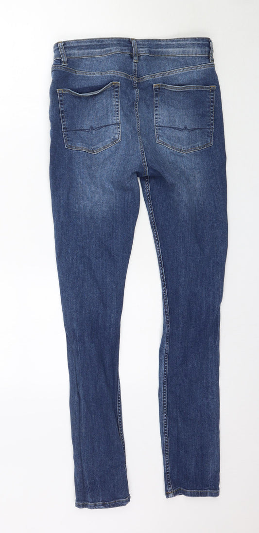 ASOS Womens Blue  Denim Skinny Jeans Size 32 in L31 in