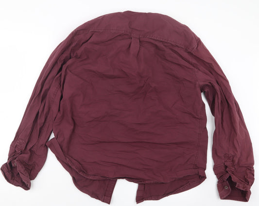 Very Mens Purple Button-Up Size XL