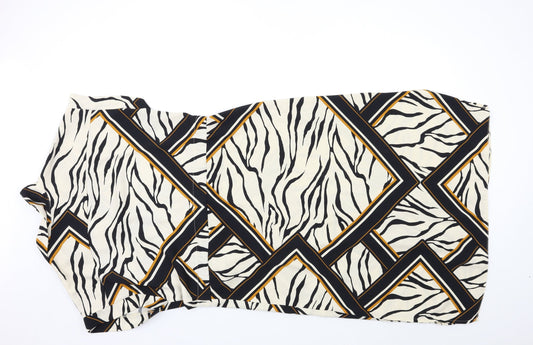 Dorothy Perkins Womens Beige Shift Size 12