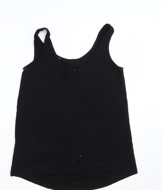 George Womens Black Basic Tank Size 8