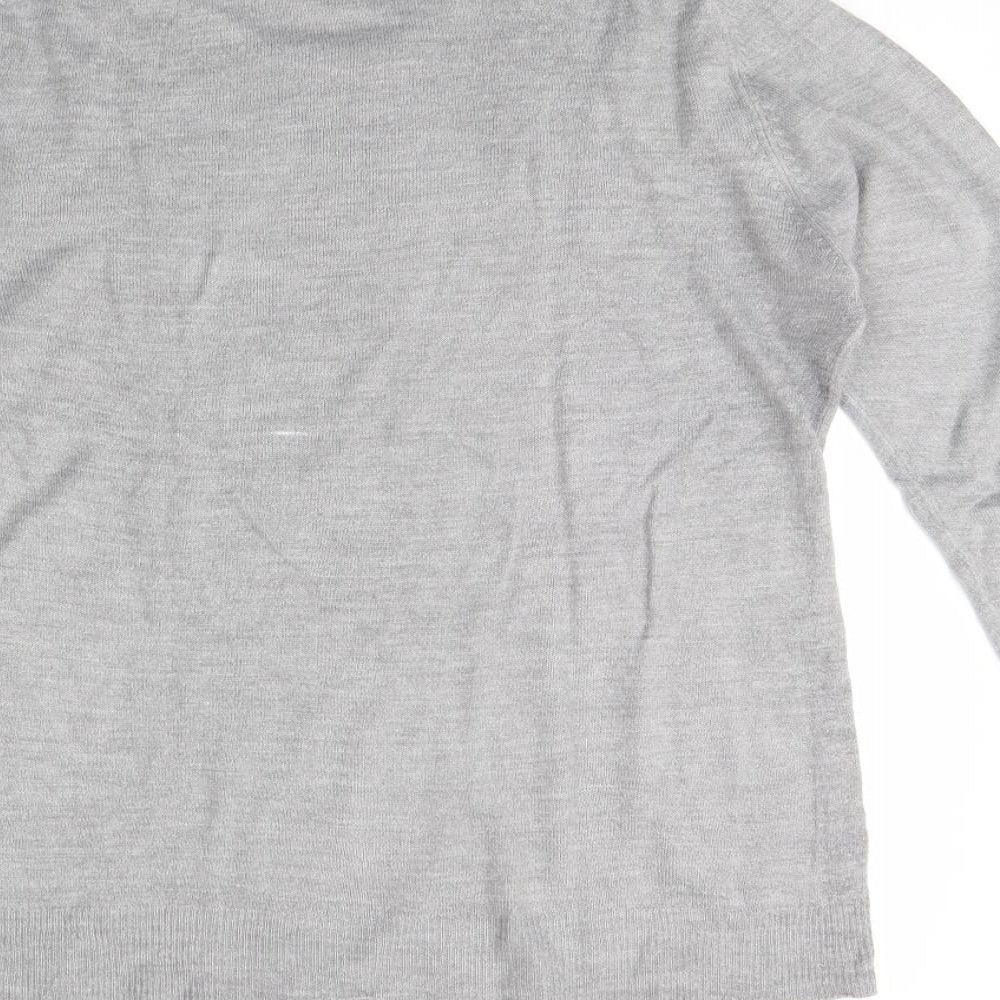 Cedar Wood State Mens Grey Pullover Jumper Size L