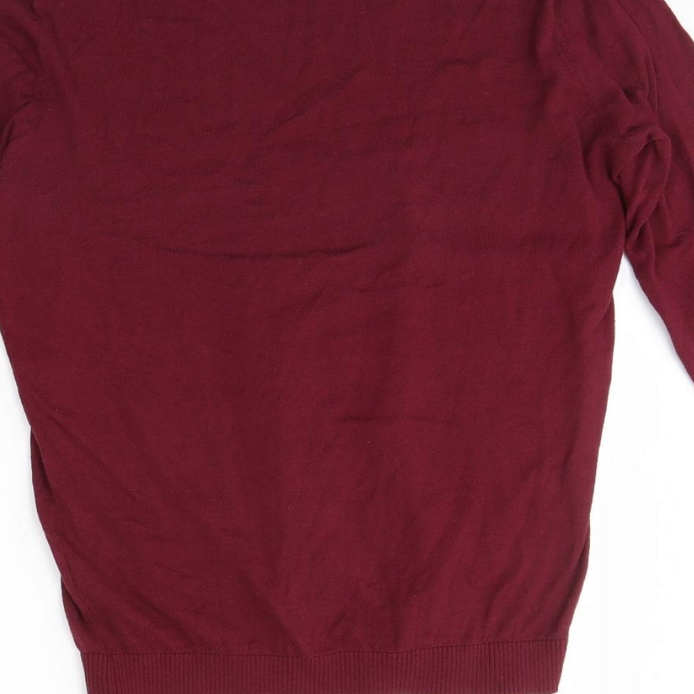 ASOS Mens Red Pullover Jumper Size M